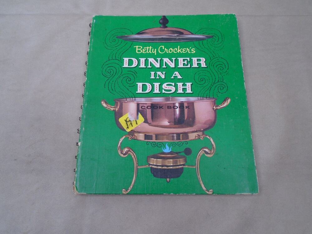 Betty Crocker's Dinner in a Dish Cookbook 1965 First Edition Golden Press